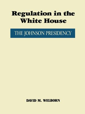 cover image of Regulation in the White House